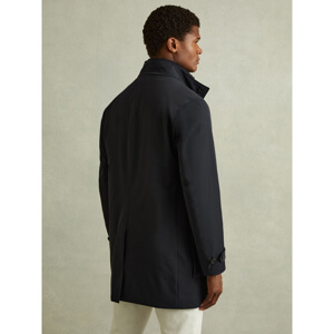 REISS PLAYER Hybrid Removable Funnel Neck Overcoat